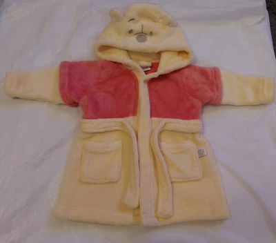 £3.50 • Buy Matalan Winnie The Pooh Dressing Gown Bath Robe 3-6 Months 