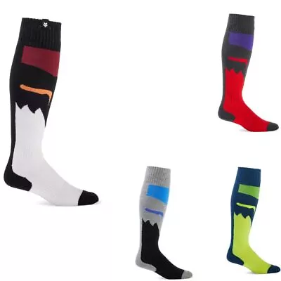 Fox Racing 80 Flora Lightweight Motocross Socks - Black/White/Grey/Red/Putty • $24.95