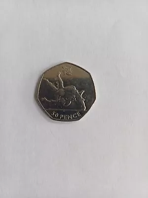 Olympic Wrestling 50p Coin • £1.89