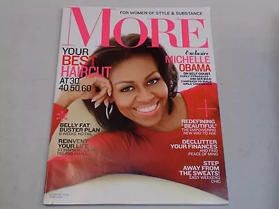 More Magazine Feb 2012 Michelle Obama Glenn Close Mary Tyler Moore Cut Belly Fat • $9.99