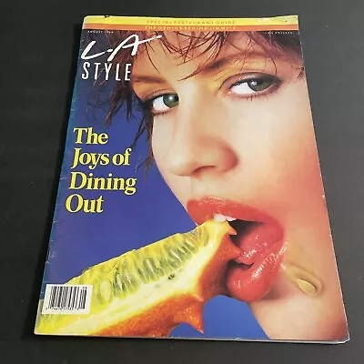 Vintage Magazine: L. A. Style - August 1986 / Special Restaurant Guide / VVV • $33.75