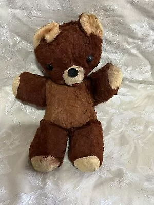 Vintage Antique Plush Stuffed Teddy Bear Brown Felt Tongue Knickerbocker? • $18.95