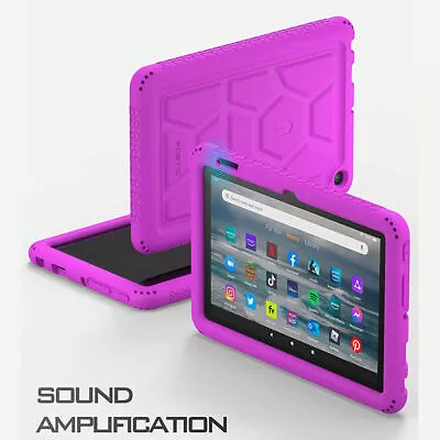 For Amazon Fire 7 10th Gen 2022 Tablet Case Washable Silicone Cover Purple • $12.97