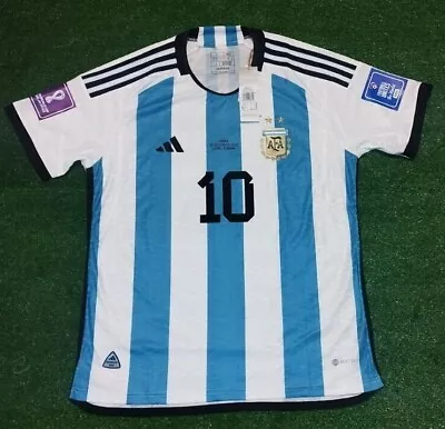 Argentina 2022 Soccer Jersey Home Adidas Final Match France Qatar 2022 • $99