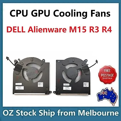 Genuine CPU GPU Cooling Fan DELL Alienware M15 R3 R4 Left Right 12V P87F P87002 • $69.99