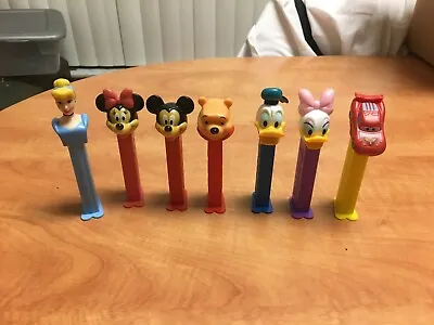 Vintage Pez Slovenia Lot Of 7 Disney Mickey Mouse Donald Duck Winnie The Pooh • $11.98