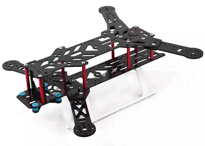 300mm Folding Pure Carbon Fiber Mini Quadcopter Multicopter Frame Kit • $44.95