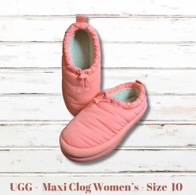 Ugg Maxi Clog Sweetheart Sheepskin Comfort Slippers Women's Us Size 10  • $50