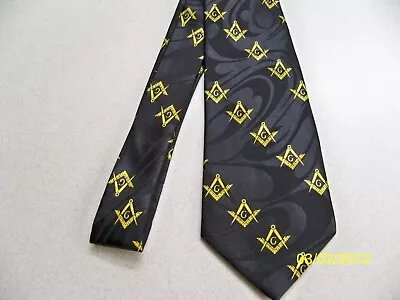 Brilliant Mason Masonic Blue Lodge Fraternal Men's Necktie New! #22 • $13.98