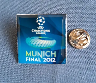 2012 CHAMPIONS LEAGUE FINAL BAYERN MUNICH V CHELSEA UEFA VIP PIN BADGE • £9.99