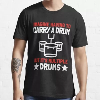 SALE!! Tenor Quad Drums Marching Band Drummer Vintage Retro T-Shirt Size S-5XL • $25.99