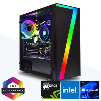 £269.99 • Buy Core I7 Gaming PC 1TB HDD Or 480GB SSD 16GB RAM NVidia GT710 2GB Windows 11 WiFi