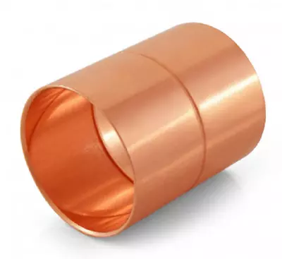 2  Copper Coupling W/ Stop - Connects Pipe Alcohol Distilling Moonshine Column • $14.79