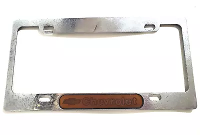 Vintage Chevrolet Heavy Steel License Plate Frame • $39.99