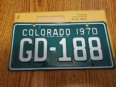 NEW VINTAGE COLORADO 1970 MOTORCYCLE  License Plate   • $21.50