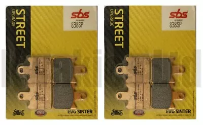 SBS Evo-Sinter Front Brake Pads 838SP For Kawasaki ZZR1400 HGF-HLF 2016-2020 • £71.64