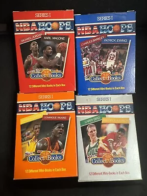 Complete 4 Box Set 1990 NBA Hoops Collect-A-Books Series 1 • $9.99