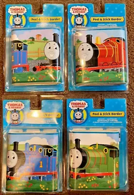 REDUCED Thomas The Tank Engine & Friends Peel & Stick Wall Border Four (4) Packs • $15