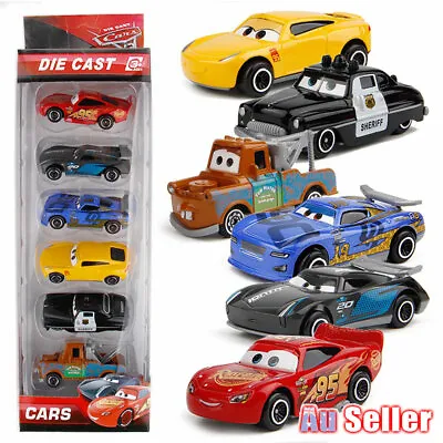 $16.99 • Buy 6Pcs Pixar Cars Toy Diecast Set XMAS Toy Collection Racer 3 Lightning