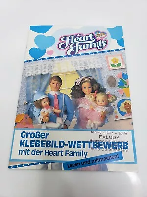 Vintage 1985 Mattel The Heart Family Brochure Catalog Germany • $19.99