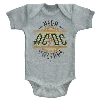 AC/DC High Voltage Baby Romper Onezies 6-24 Month Heavy Metal Music • £23.25