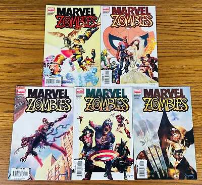 MARVEL ZOMBIES #1-5 2006 COMPLETE SET Kirkmam Comic Book Lot 2 3 4 Spider-Man • $249.99