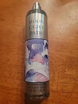 Bath & Body Works MOONLIGHT PATH Fine Fragrance Body Mist Spray 8 Oz -FREE SHIP • $11.97