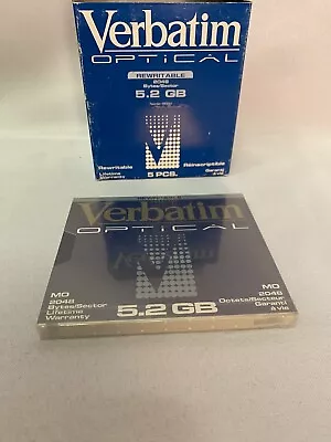 Verbatim 92843 5.2GB MO RW Rewritable Magneto Optical Media NEW • $14.99