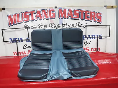 1967 Mustang Fast Back Rear Seat Standard Upholstery Set Blue / Blue UP114 • $195