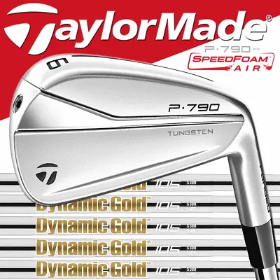 £849 • Buy Taylormade 2023 P790 Irons 5-pw+aw +stiff Dynamic Gold 105 Shafts & Z Grips