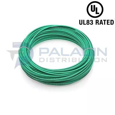 #10 AWG Gauge 600V THHN Stranded Copper Wire UL Listed - Green 50FT • $28.95