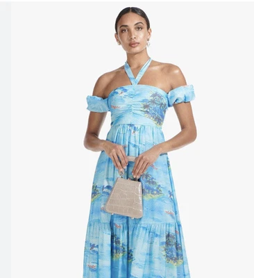 $47.50 • Buy Staud Tropical Print Dress Sz 6 New $250