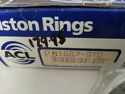 ACL PISTON RINGS PS1687-std Fits Nissan Bluebird Pintara CA20S CA20E 2.0L • $51.81