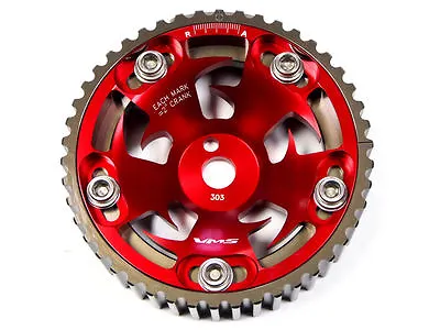 Vms Cam Gear Mitsubishi Mirage Ls 1.8l 1.8 Sohc Technica Red Adjustable Billet • $969.88