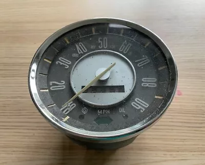 1967-1971 VW Volkswagen Karmann Ghia Type 14 90mph Speedo Speedometer VDO 11/68 • $72.50