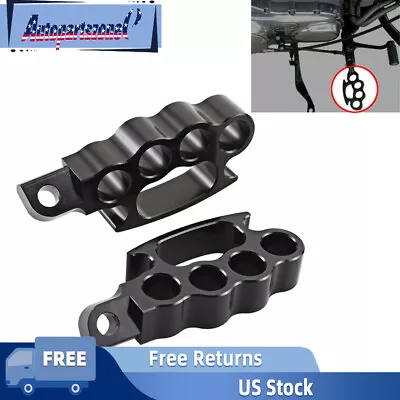 2pcs Flying Knuckle For Harley V-Rod Sportster Dyna Softail Control Foot Pegs • $19.49