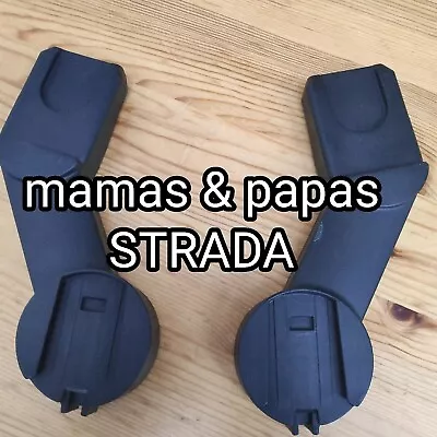 Mamas & Papas STRADA Pram Car Seat Adapters Adaptors - Cybex Maxi Cosi BeSafe .. • £13.99