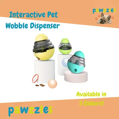£7.19 • Buy Interactive Dog Toy: Treat Dispenser Ball & Slow Feeder IQ Cat Puzzle Games