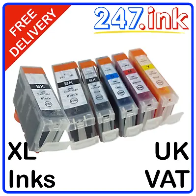 5XL & 8XL Non-oem Ink Cartridges For Canon IP4500 IP5200 IP5300 IP6600 (LOT) • £10