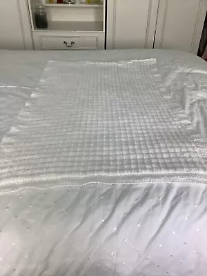 £18 • Buy Hand Knitted Baby Shawl/blanket.