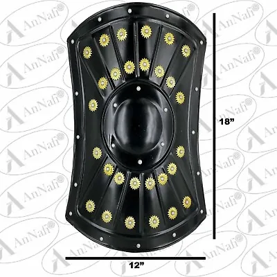 Medieval Barbarian Armor Templar Viking 18  Iron Shield • £50.99