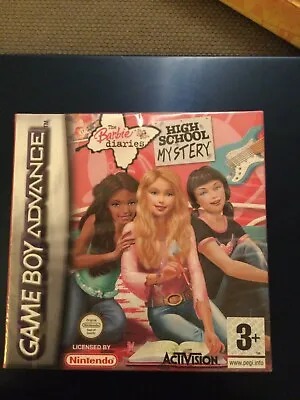 The Barbie Diaries - High School Mystery - GAMEBOY ADVANCE - Brand New & Sealed • £21.99