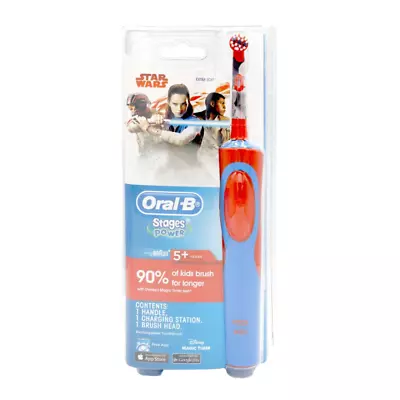 Oral B Stages Power 5+ Years Extra Soft Rechargeable Toothbrush Star Wars • $49.99