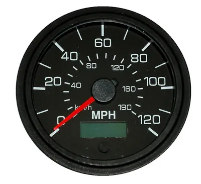 GPS Speedometer 3-3/8 /86mm120 MPHLED Lightblack/black001-SP-BB/GPS • $70