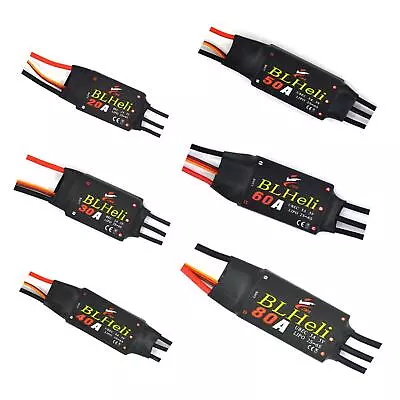 Multicopter 4-Axis Brushless ESC 80A-12A For Fixed-Wing RC Model Controller • £10.06