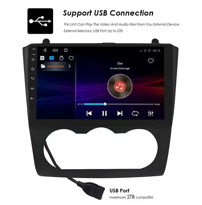 Black Android 10.1 Car Stereo Radio  MP5 Wifi FM For Nissan Altima Fast 2008-12 • $96.99