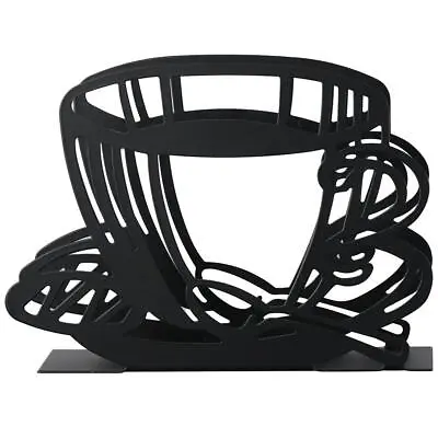 Black Napkin Holder Coffee Holders For Paper Standing Napkin Dispenser  Kitchen • £8.56