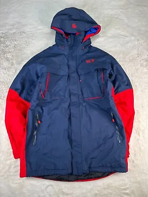 Mountain Hardwear Dry Q Recco Jacket Mens Size M Red/Blue • $84.88