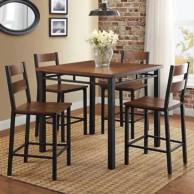 New 5-Piece Counter Height Dining Set Vintage Oak • $281.95