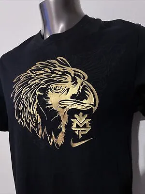 $29.99 • Buy Nike Dri Fit MP Manny Pacquiao Team Pacquiao Golden Eagle Logo T-Shirt Adult L